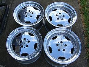 CHROME RARE AMG 17 inch OZ RACING THREE 3 PIECE WHEELS STAGGERED R129 MAY FIT OTHERS?-178807636.jpg