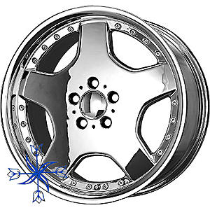 CHROME RARE AMG 17 inch OZ RACING THREE 3 PIECE WHEELS STAGGERED R129 MAY FIT OTHERS?-mbz-98-c.jpg
