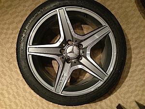 FS: OEM c63 AMG 5-spoke wheels and tires-image_3.jpeg