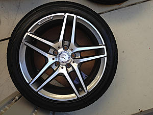 FS: OEM 2014 E550 WHEELS/TIRES MINT-image-1-.jpeg