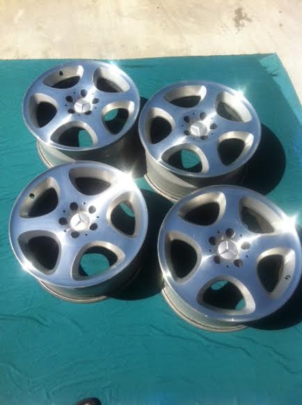 Oe Mercedes 5 Spoke Wheels 17x8 Et37 425 Shipped Mbworld Org Forums