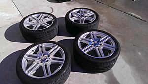 w207 amg 18&quot; 6 spoke wheels and tires-imag0653.jpg