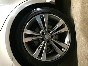 2014 W212 E350 18" OEM Factory Wheels with Pirelli P-Zero Nero Tires - 131 Miles-photo-3.jpg