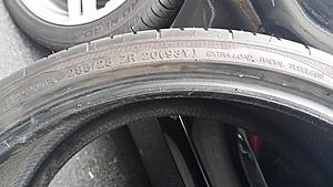 Vredestein Ultrac Sessanta  285/25/20   245/30/20    9/10 Tread left 0 obo-20141010_144420.jpg