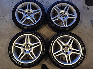 OEM E55 AMG Wheels+tires LIKE NEW-image.jpg