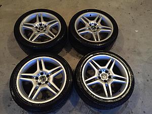 OEM E55 AMG Wheels+tires LIKE NEW-image.jpg