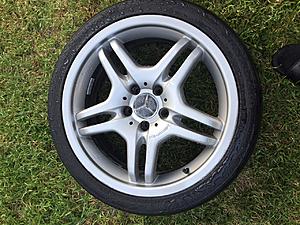 W203 C55 OEM Wheels +front tires (0)-image1.jpeg