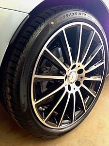 FS:USED W205 AMG 19&quot; Bi Colour BLK Multi-Spokes Wheels &amp; PZero Tyres Set - Sydney, AU-c250_6.jpg