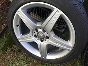 OE AMG 19" 5 Spoke Wheels &amp; Tires-cl550-amg-wheels-004.jpg