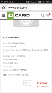 F/S 20" Vossen VFS/1 WITH Pirelli P Zero Tires 00 New York Area-screenshot_20160513-124944.png