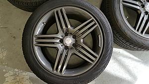 19 inch Triple 5 spoke AMG wheels + Tires + TPMS (w221 takeoffs)-20160514_174626_resized.jpg