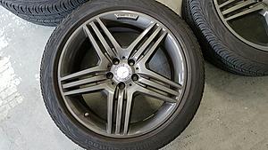 19 inch Triple 5 spoke AMG wheels + Tires + TPMS (w221 takeoffs)-20160514_174649_resized.jpg