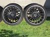 AMG style 19" wheels matte black / silver lip with tires - 00-img_8676.jpg