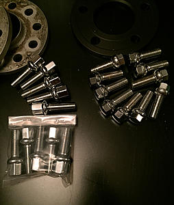 H&amp;R 10mm Spacers and another set of 10mm spacers and bolts and YAY! :)-spacer3.jpg