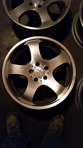 FS: Carlsson 1/5s in 18x8.5 et40 with metal centercaps in CT-20150914_212048.jpg