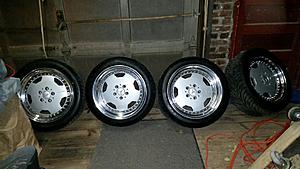FS: 17" AMG OZ Racing wheels 8.5x17" front & 10x17" rear with NEW tires ! Refinished-20141208_192728_resized_zpsef9eaed6.jpg
