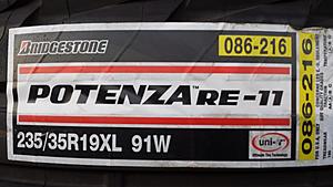 Bridgestone RE11 235/35R19 *Brand New* 235/35/19-20140513_193618_zpsb187d432.jpg