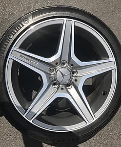 2013 C63 Stock rims and tires for sale. (Almost New)-img_2929.jpg