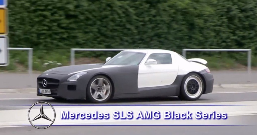 Spy Videos of the SLS AMG Black Series