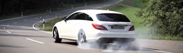 Chris Harris Drives the CLS 63 Wagon Smoking and Sideways