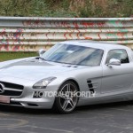 Electric SLS AMG Seen Scooting Around the Nurburgring