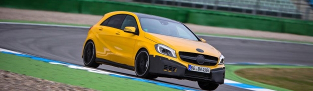 A45 AMG Prototype Appears in Preview