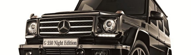 Mercedes Reveals G550 Night Edition For Japanese Market
