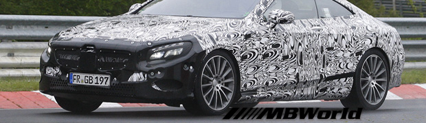 And Now This… The S-class Coupe Spied!