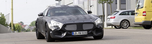 MB sub-SLS Sports Car Spyshots Released