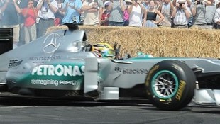 Goodwood with Lewis Hamilton