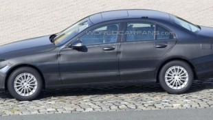 2015 Mercedes-Benz C-Class Spied Scantily Clad