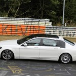 Stretched Mercedes-Benz S-Class Spied at Nürburgring