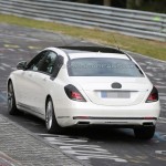 Stretched Mercedes-Benz S-Class Spied at Nürburgring
