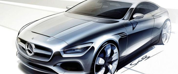 Design Sketches Of Mercedes-Benz S-Class Coupe Concept Released
