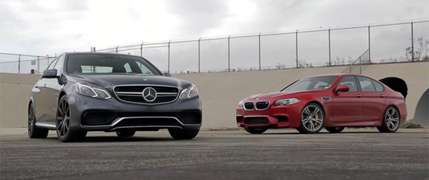 Mercedes-Benz E63 AMG S 4MATIC vs. BMW M5 Competition Package