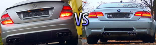 Exhaust Sound Battle: C63 AMG vs. BMW M3