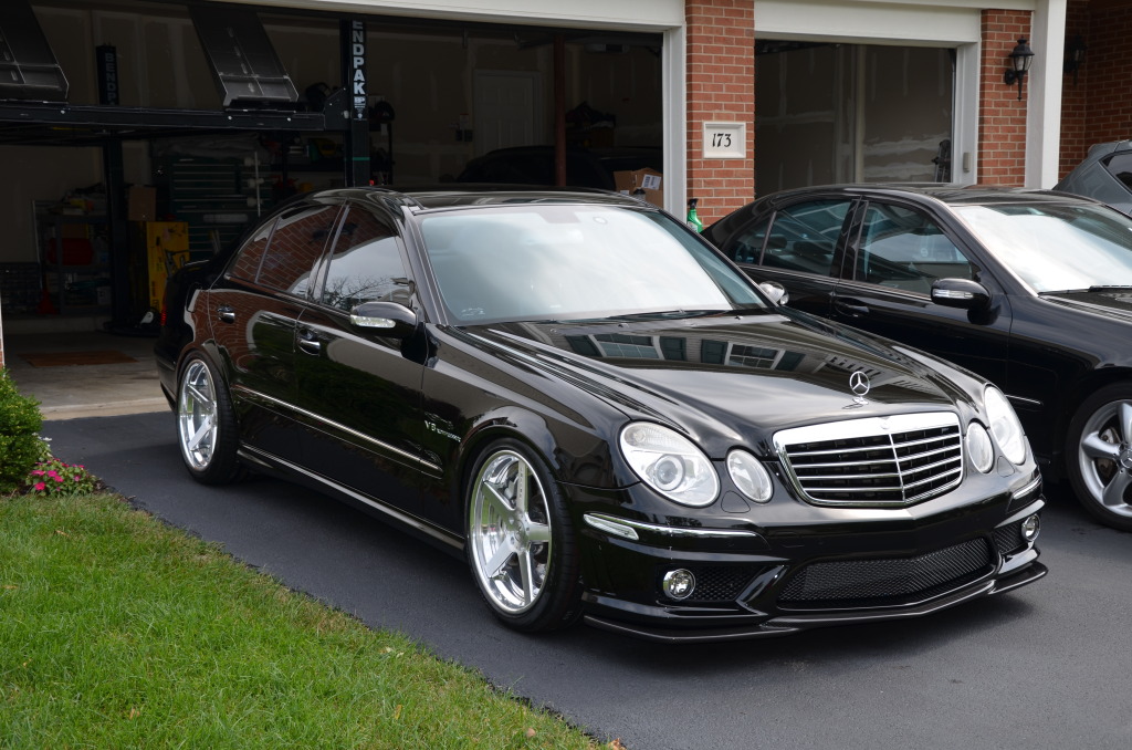 Mercedes-Benz E55 AMG (W211) with Rennen Forged R5 X Wheels (7) - MBWorld
