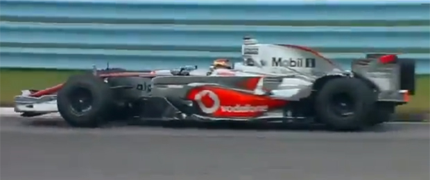 Tony Stewart and Lewis Hamilton Switch Racecars