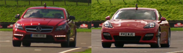 Track Battle: Mercedes-Benz CLS63 AMG vs. Porsche Panamera GTS