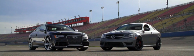 [Video] Mercedes-Benz C63 AMG Edition 507 Coupe vs. Audi RS 5