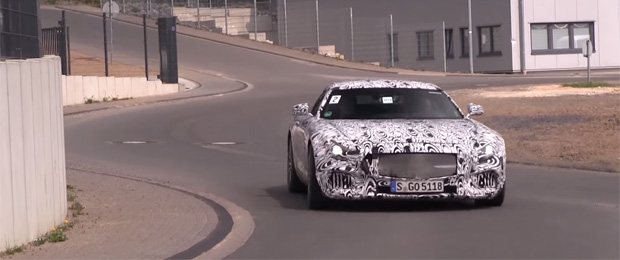 Mercedes AMG GT Shrieks Around the Nurburgring