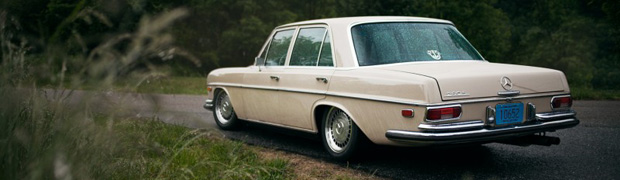 This Slammed Mercedes 280S is Actually Awesome