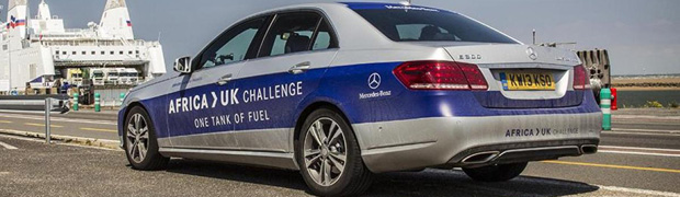 Mercedes Goes from Africa to the U.K. on One Tank of Fuel