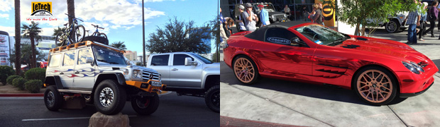 A Choice Few Modded Benzes from the SEMA Show Floor