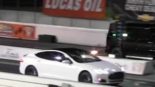 G63 vs. Tesla Model S Drag Race