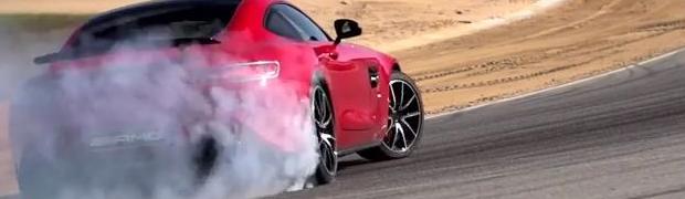 Video: Chris Harris Drifts New AMG GT Around Laguna Seca