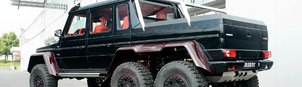 Brabus Sees Red With the New G63 6×6