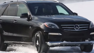 This Is How You Drive an ML63 AMG in the Snow