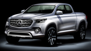 Mercedes-Benz GLT Pickup Truck Mule Spotted in Nissan Body