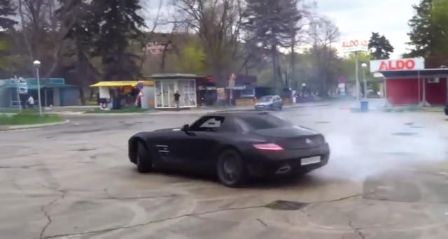 SLS AMG Donuts: We’ve Come to Kill Your Tires